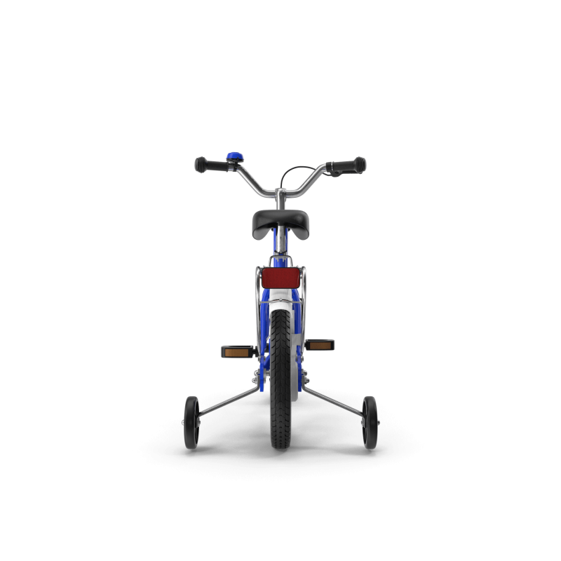 Cobalt Blue Bike with Training Wheels