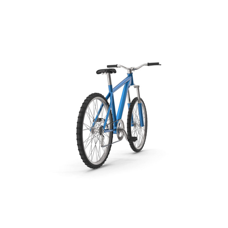 Light Blue Trekking Bike