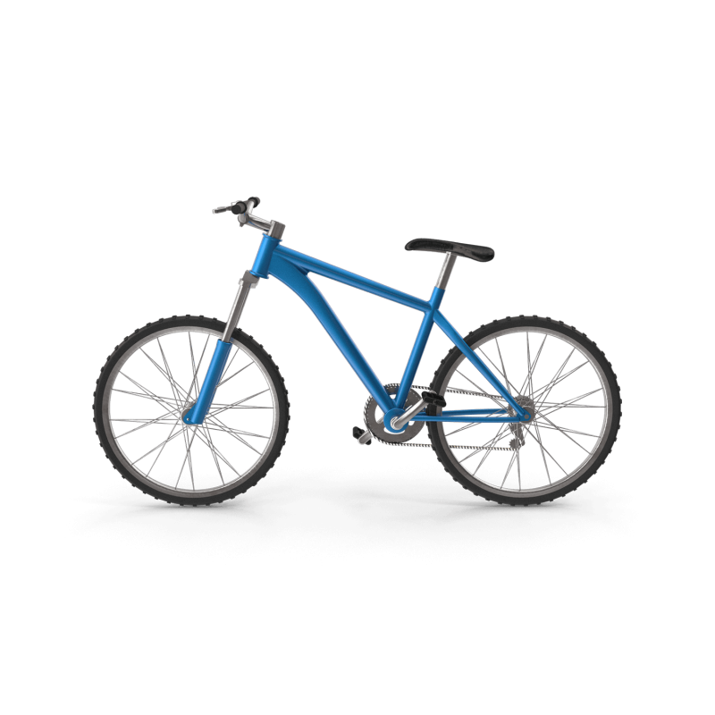 Light Blue Trekking Bike