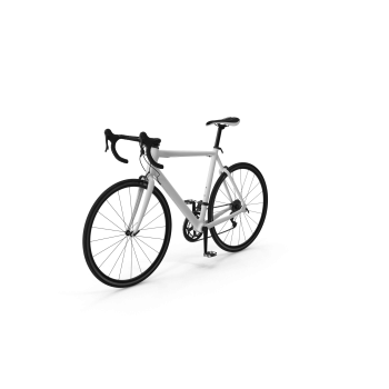 Matte White Road Bike